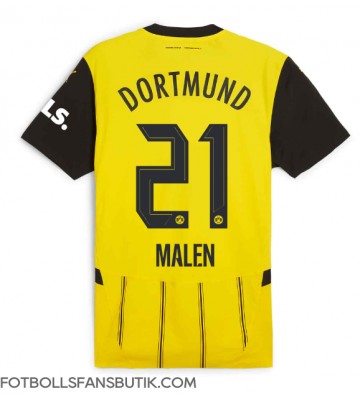 Borussia Dortmund Donyell Malen #21 Replika Hemmatröja 2024-25 Kortärmad